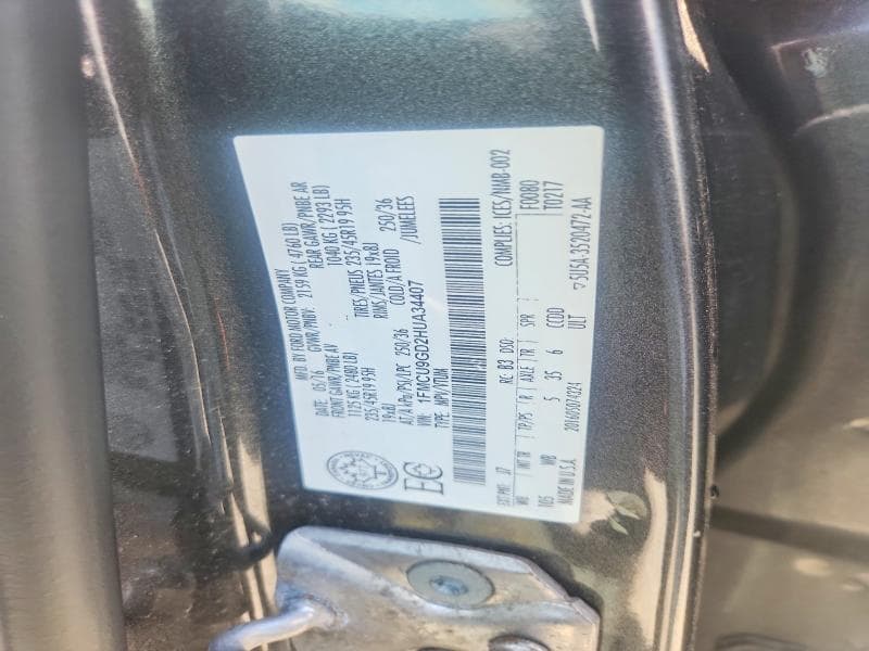 2017 FORD ESCAPE SE 13