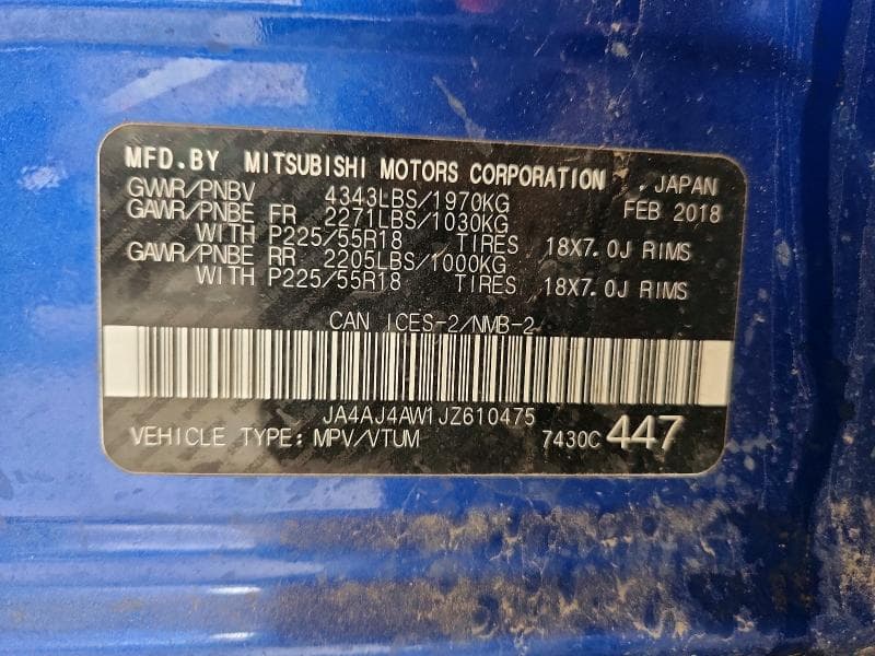 2018 MITSUBISHI RVR SE LIMITED 13