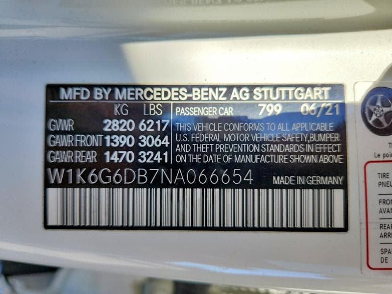 2022 MERCEDES-BENZ S 500 4MATIC 12