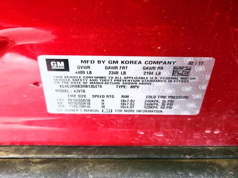 2017 BUICK ENCORE PREMIUM 13