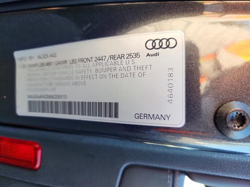 2021 AUDI A4 PREMIUM PLUS 45 12