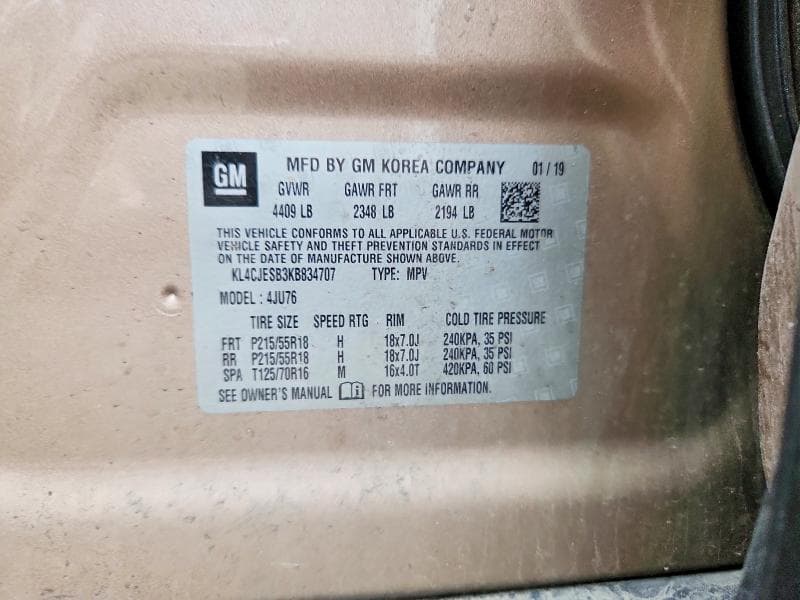2019 BUICK ENCORE PREFERRED 13