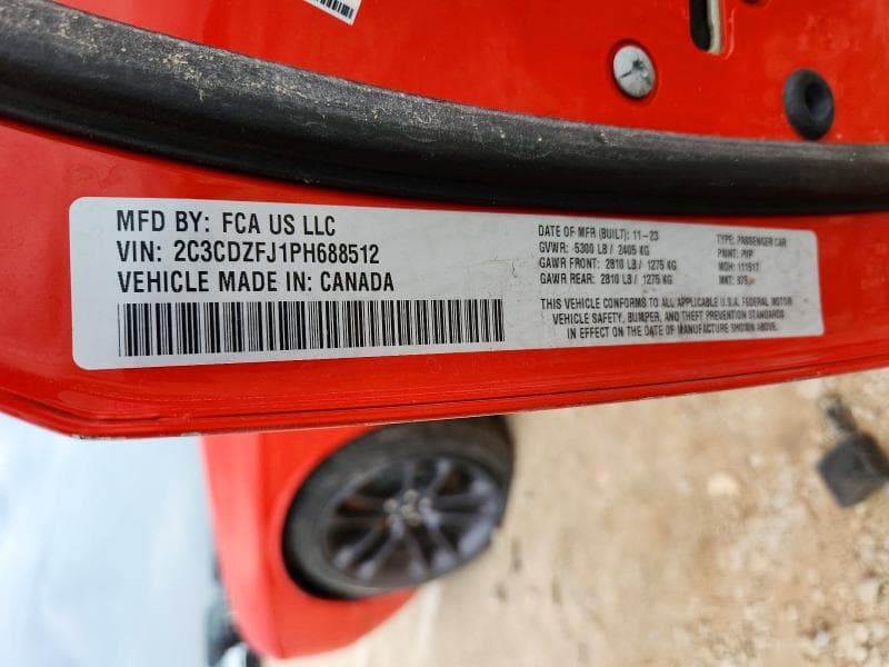 2023 DODGE CHALLENGER R/T SCAT PACK 12