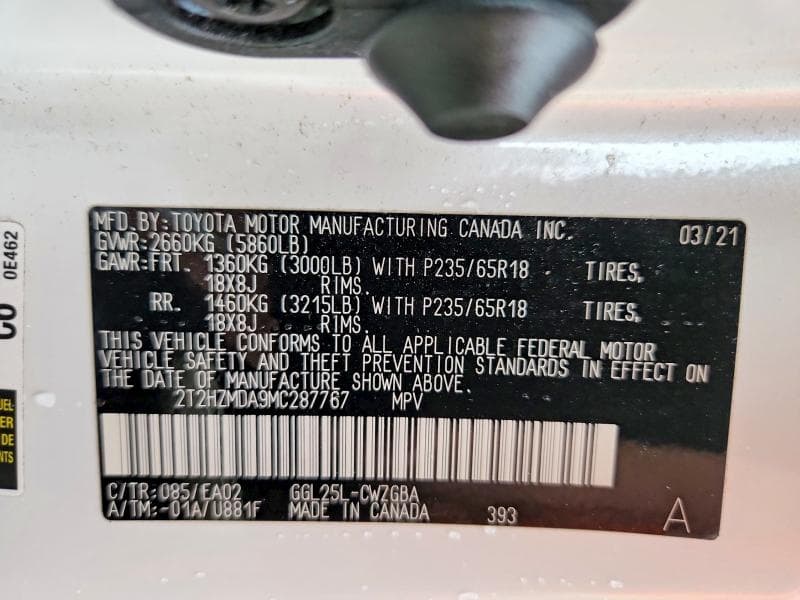 2021 LEXUS RX 350 13