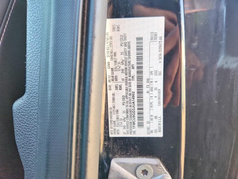 2018 FORD ESCAPE SE 14