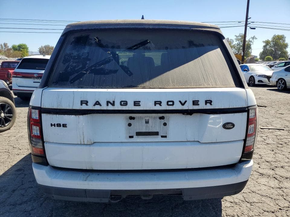 2017 LAND ROVER RANGE ROVER HSE 6