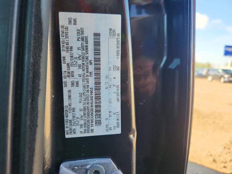 2017 FORD ESCAPE SE 13