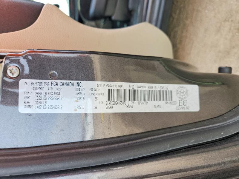 2017 DODGE GRAND CARAVAN SE 13