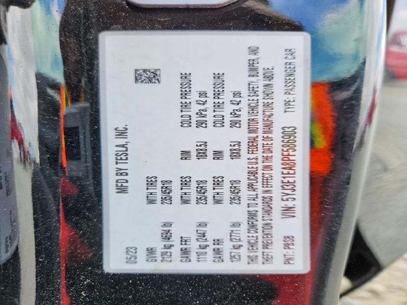 2023 TESLA MODEL 3 13