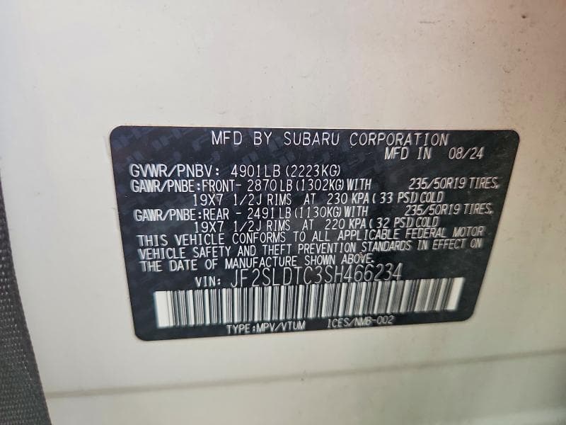 2025 SUBARU FORESTER TOURING 14
