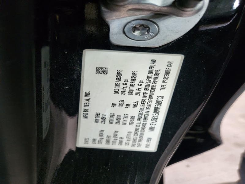 2022 TESLA MODEL 3 13