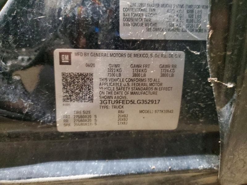 2020 GMC SIERRA K1500 DENALI 12