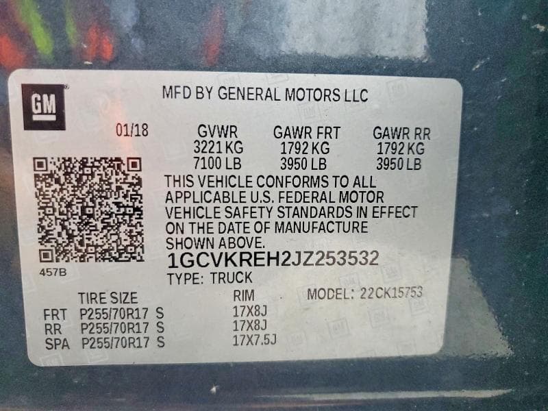 2018 CHEVROLET SILVERADO K1500 LT 12