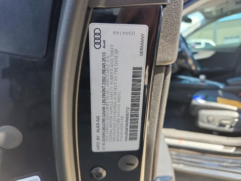2017 AUDI A4 PREMIUM PLUS 12