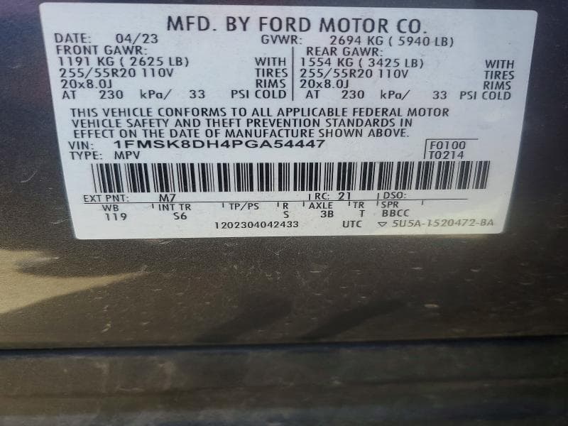 2023 FORD EXPLORER XLT 13