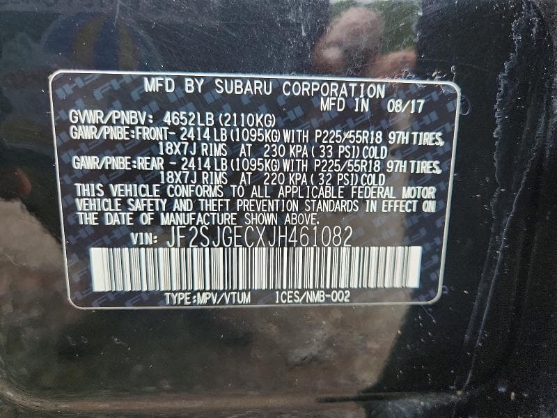 2018 SUBARU FORESTER 2.0XT PREMIUM 13