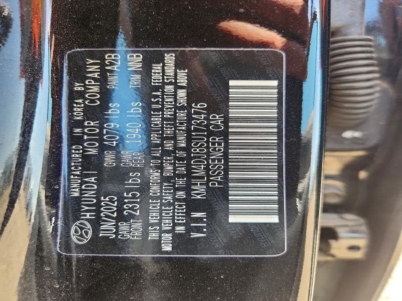 2025 HYUNDAI ELANTRA HYBRID BLUE 12