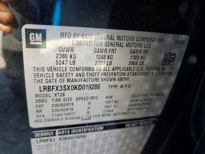 2019 BUICK ENVISION PREMIUM 13