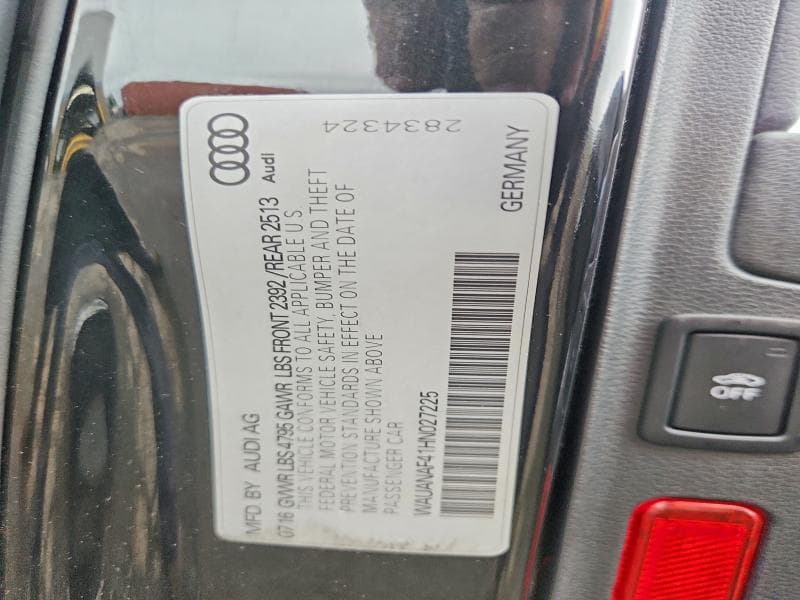 2017 AUDI A4 PREMIUM 13