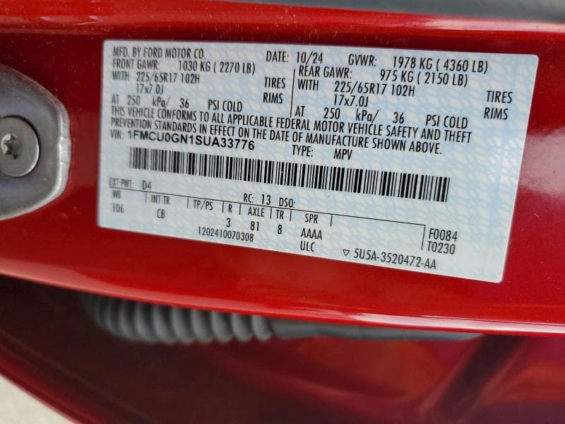 2025 FORD ESCAPE ACTIVE 13