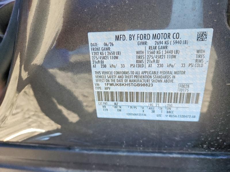 2026 FORD EXPLORER ST-LINE 13