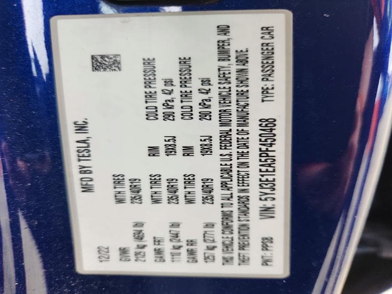 2023 TESLA MODEL 3 12