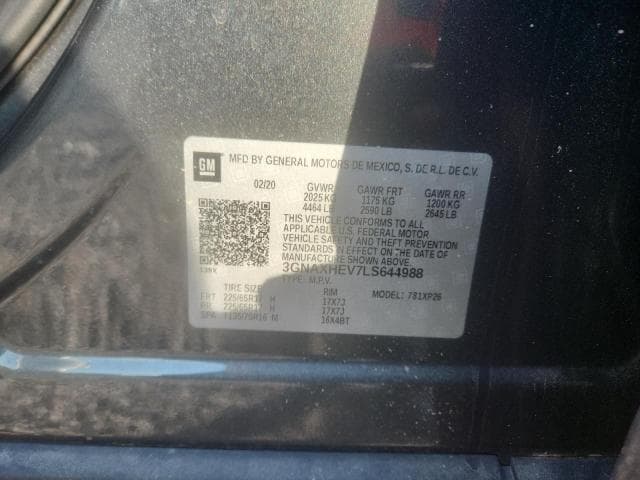2020 CHEVROLET EQUINOX LS 13