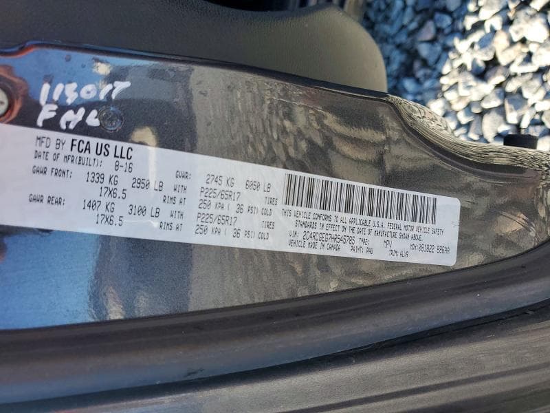 2017 DODGE GRAND CARAVAN GT 14