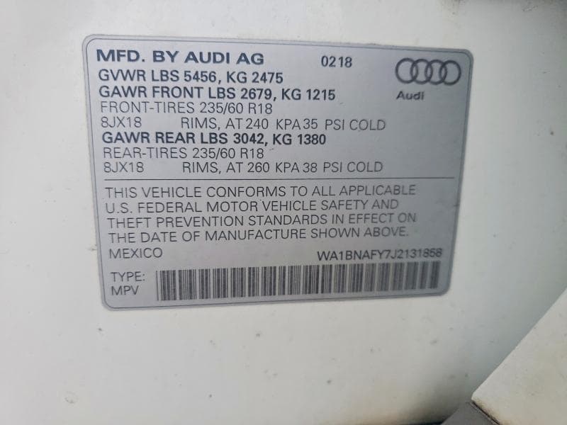 2018 AUDI Q5 PREMIUM PLUS 13