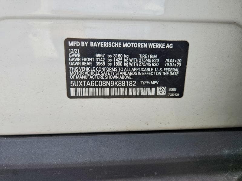 2022 BMW X5 XDRIVE45E 13