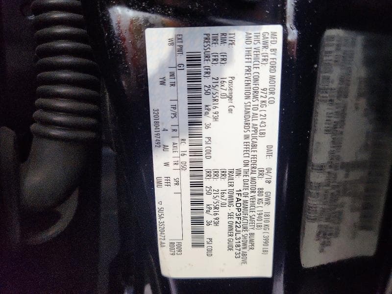 2018 FORD FOCUS SE 13