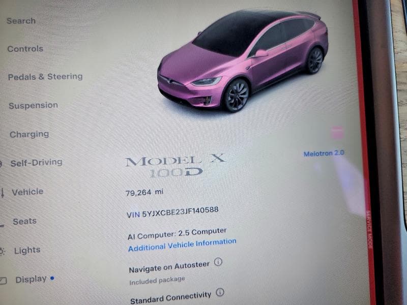 2018 TESLA MODEL X 9