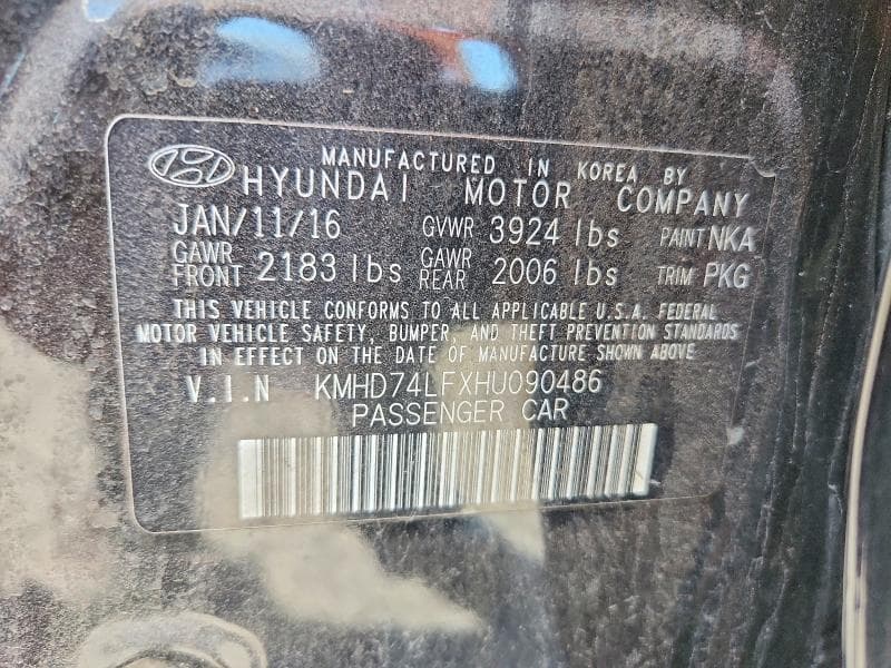 2017 HYUNDAI ELANTRA SE 13