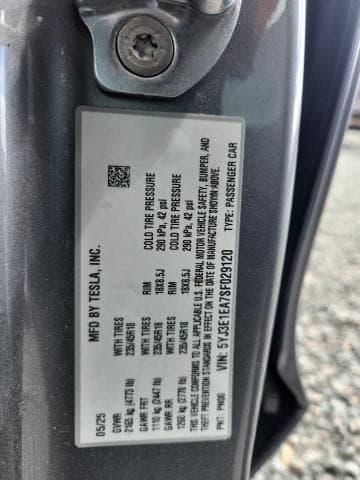 2025 TESLA MODEL 3 13