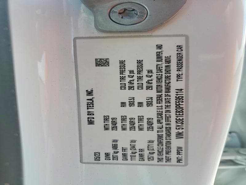 2023 TESLA MODEL 3 12