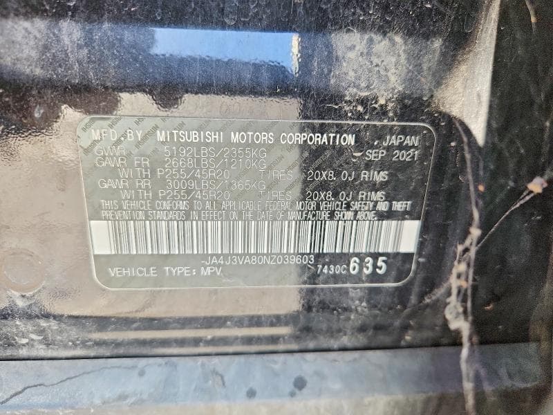 2022 MITSUBISHI OUTLANDER SEL 13