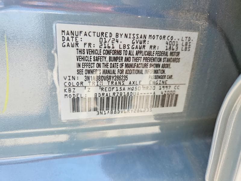2024 NISSAN SENTRA SR 12