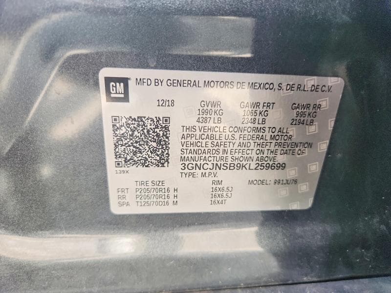 2019 CHEVROLET TRAX LS 13