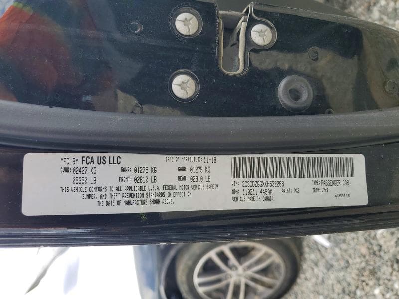 2019 DODGE CHALLENGER SXT 12