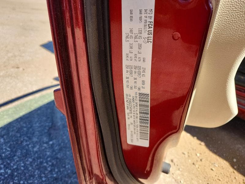 2017 DODGE GRAND CARAVAN SXT 12