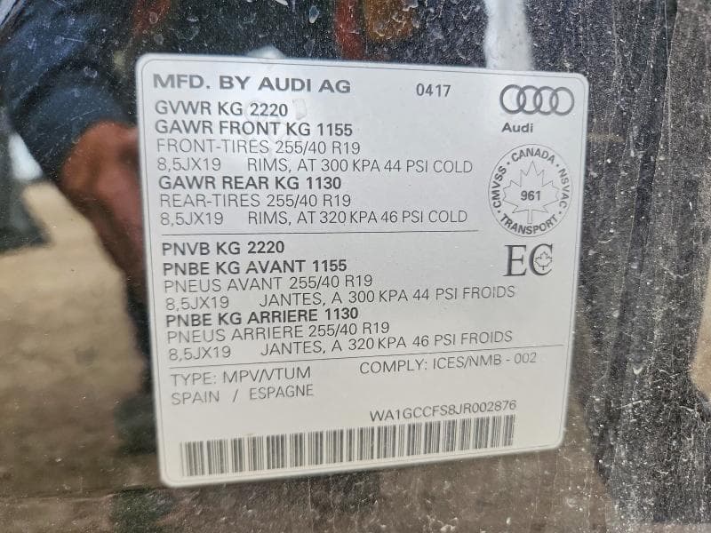 2018 AUDI Q3 TECHNIK 13