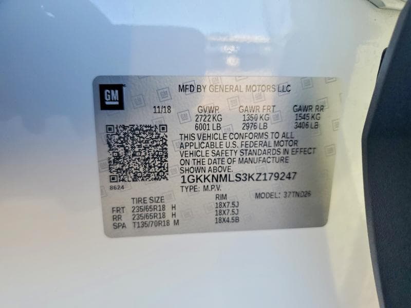 2019 GMC ACADIA SLT-1 14