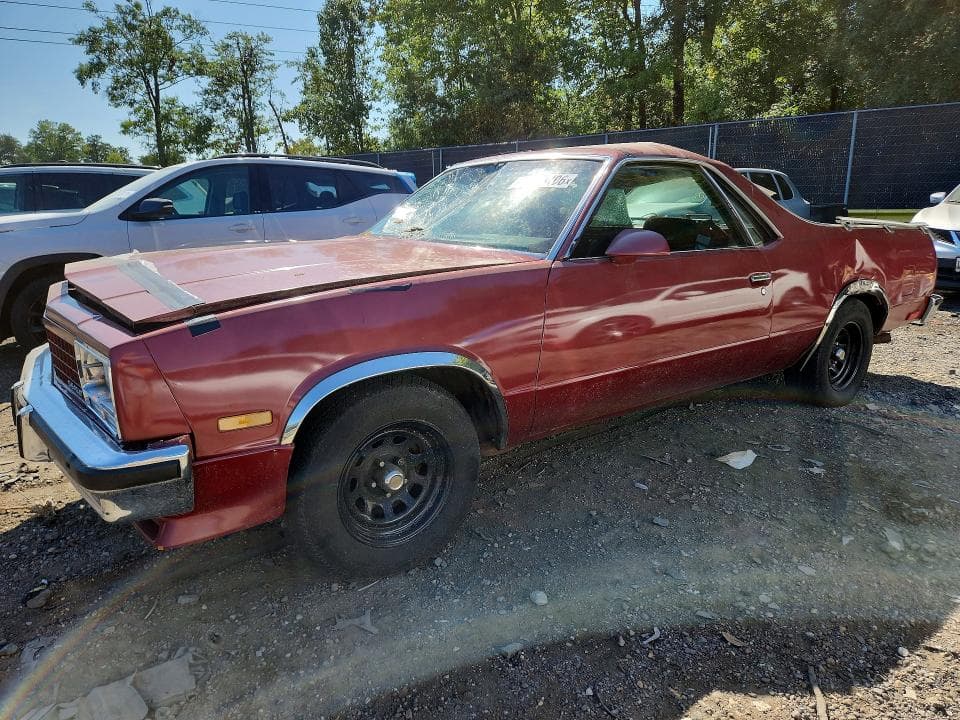 1984 CHEVROLET EL CAMINO