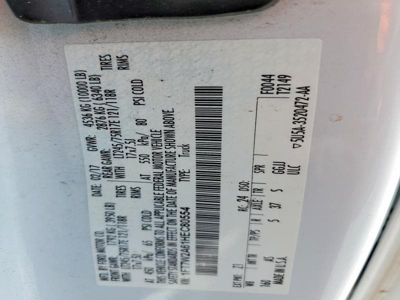 2017 FORD F250 SUPER DUTY 13
