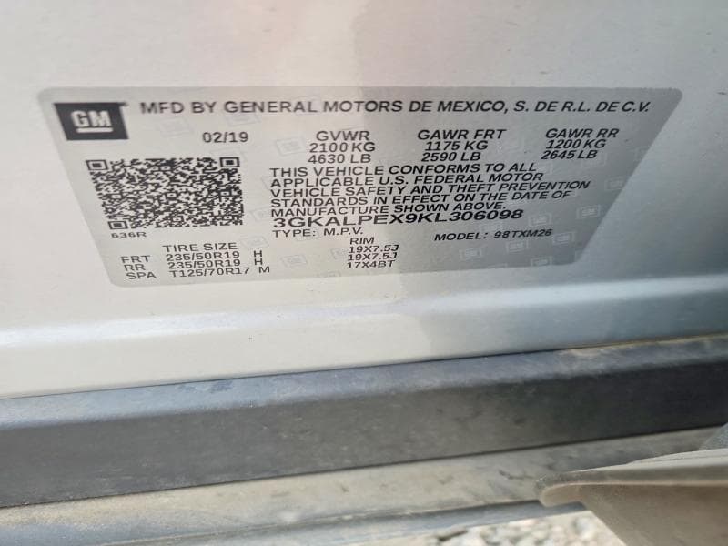 2019 GMC TERRAIN SLT 14