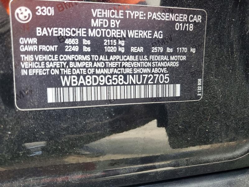 2018 BMW 330 XI 12