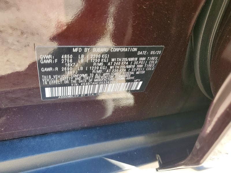 2025 SUBARU OUTBACK LIMITED 14