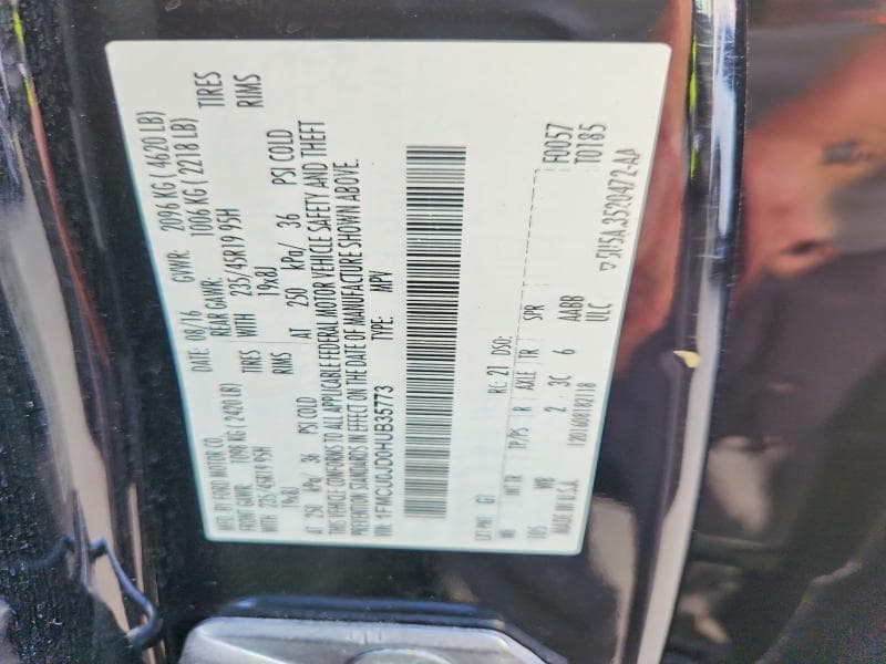 2017 FORD ESCAPE TITANIUM 13