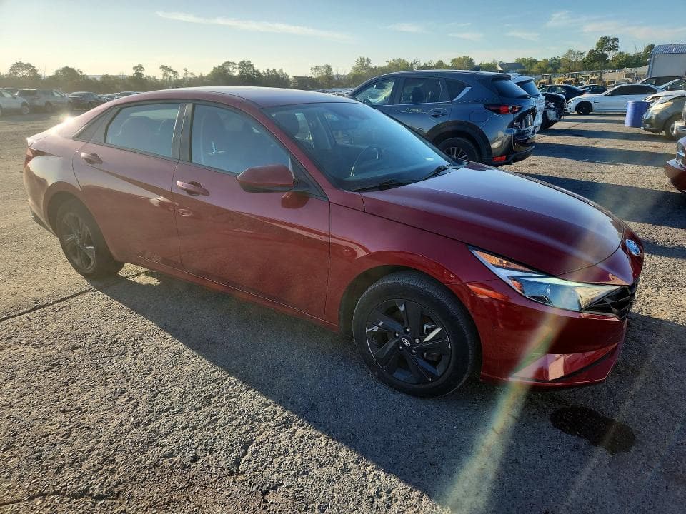 2023 HYUNDAI ELANTRA BLUE 4