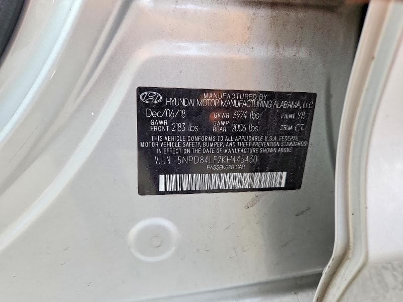 2019 HYUNDAI ELANTRA SEL 12